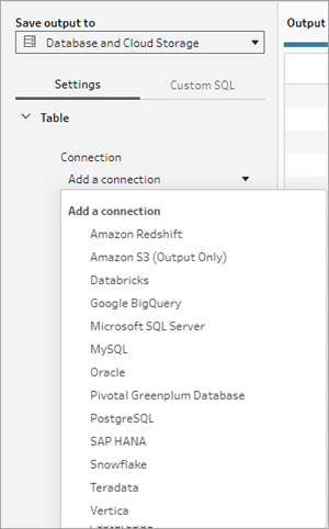 Save flow data to a database.