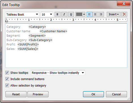Edit tooltip dialog box.